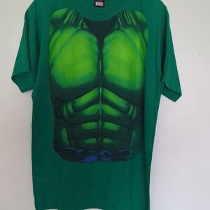 Marvel Hulk Green Muscle Graphic Tee